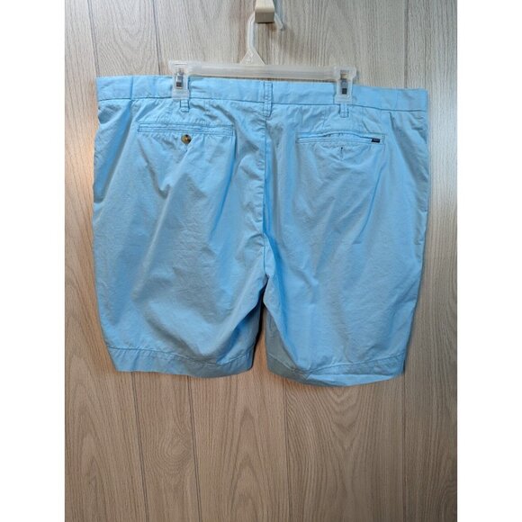 Polo Ralph Lauren Other - Polo Ralph Lauren Shorts Mens 42 Light Blue Chino Straight Fit Flat Straight 9"